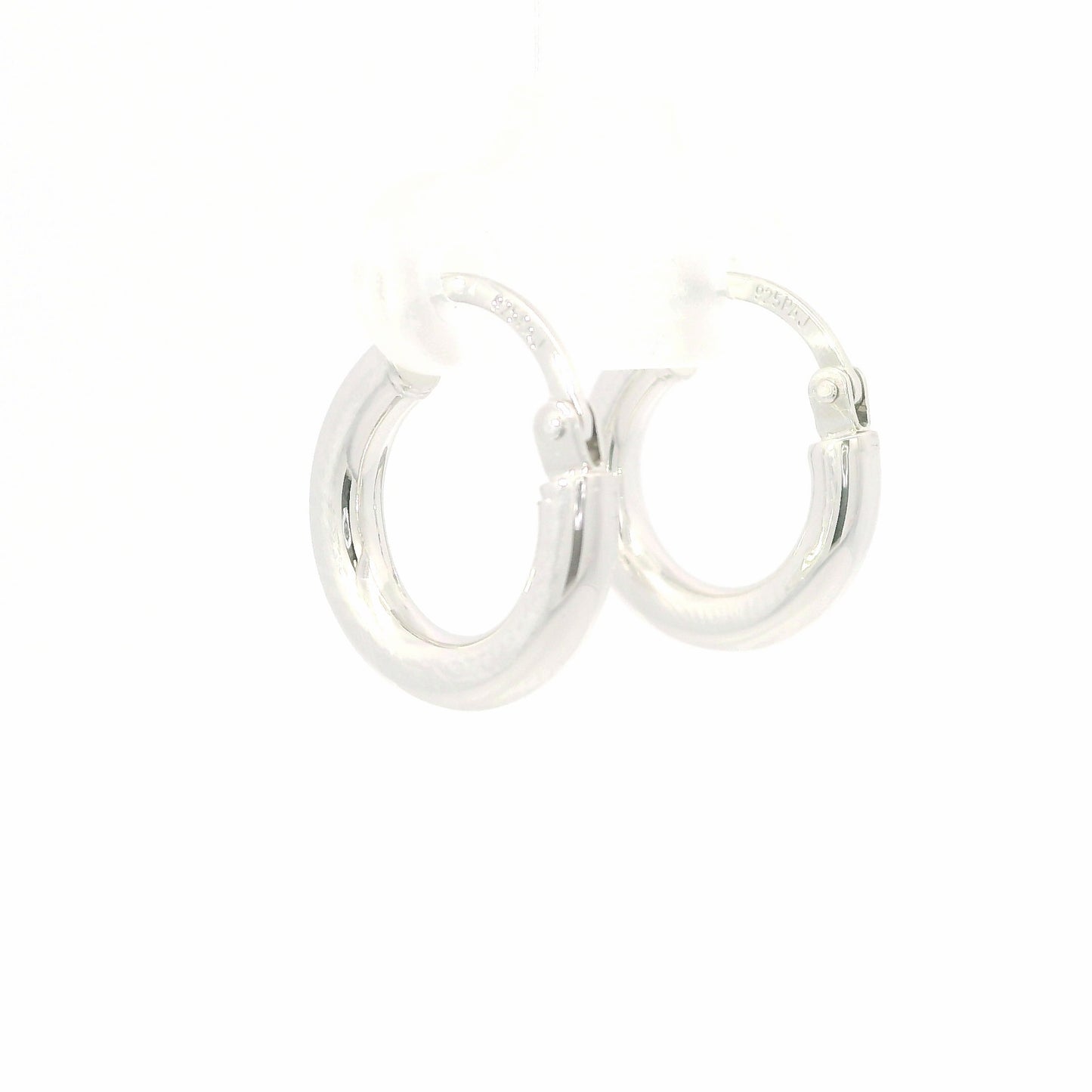 STERLING SILVER TUBE EARRINGS