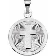 STERLING SILVER CROSS PENDANT