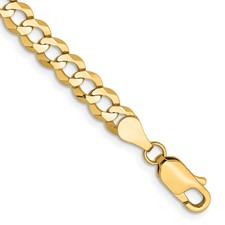YELLOW GOLD CUBAN LINK BRACELET