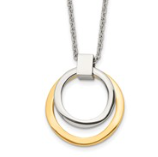 Two-Tone Circle Necklace