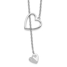 STERLING SILVER HEART NECKLAVE