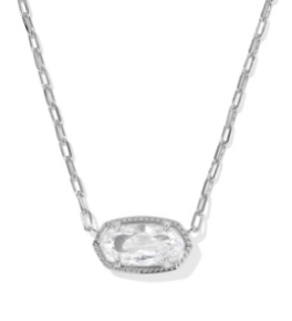 Kendra Scott White CZ Necklace