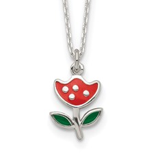 Sterling Silver Childrens Flower Ring