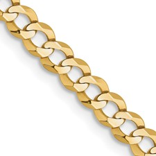 22" GOLD CUBAN LINK CHAIN NECKLACE