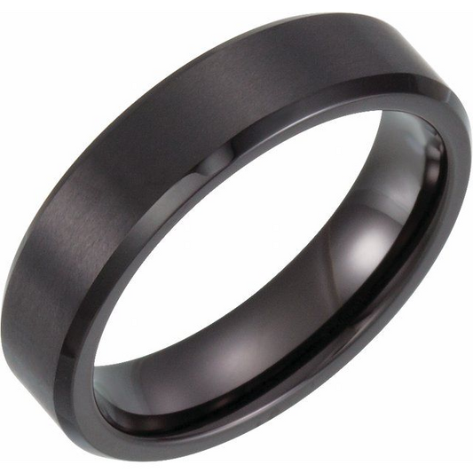 Precious Metal (No Stones) Wedding Bands  -  Men'