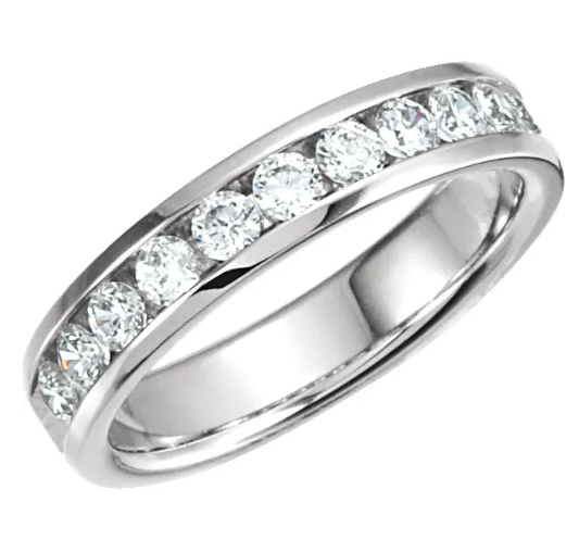 Diamond Wedding Bands  -  Women'