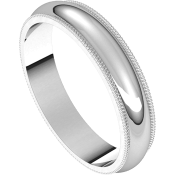 Precious Metal (No Stones) Wedding Bands  -  Women'