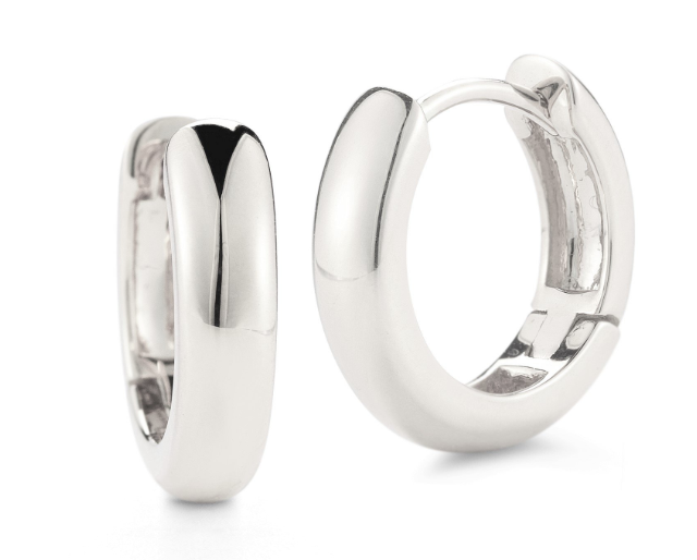 Precious Metal (No Stones) Earring