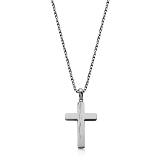 Men's SteelX 22" Cross Necklace