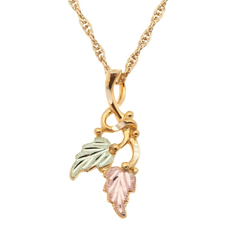 BLACK HILLS GOLD PENDANT WITH GOLD PLATED CHAIN