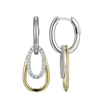 Two-Tone Earrings