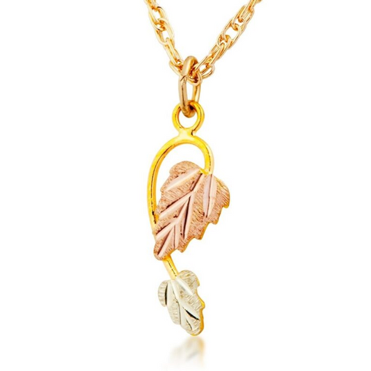 BLACK HILLS GOLD PENDANT WITH GOLD PLATED CHAIN