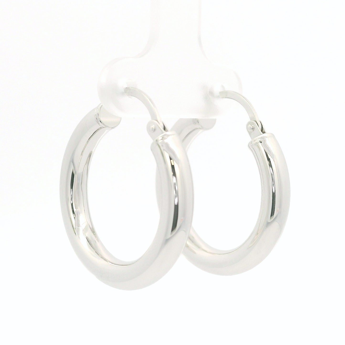 STERLING SILVER HOOP EARRINGS