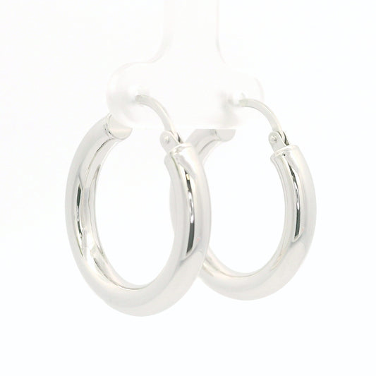 STERLING SILVER HOOP EARRINGS