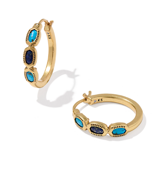 Colored Stone Earring