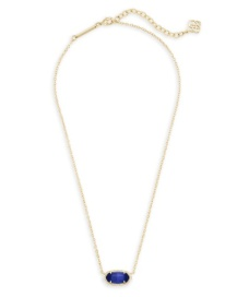 Kendra Scott Gold Plated Blue Elisa Pendant (September)