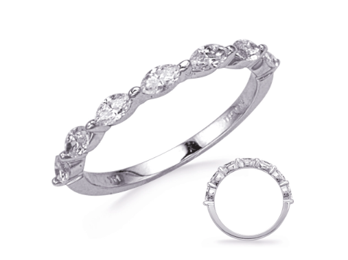 Diamond Wedding Bands  -  Women'