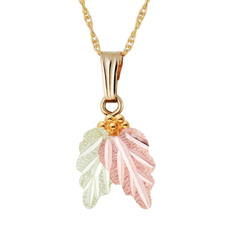 BLACK HILLS GOLD PENDANT AND GOLD PLATED CHAIN