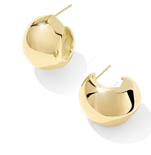 Precious Metal (No Stones) Earring