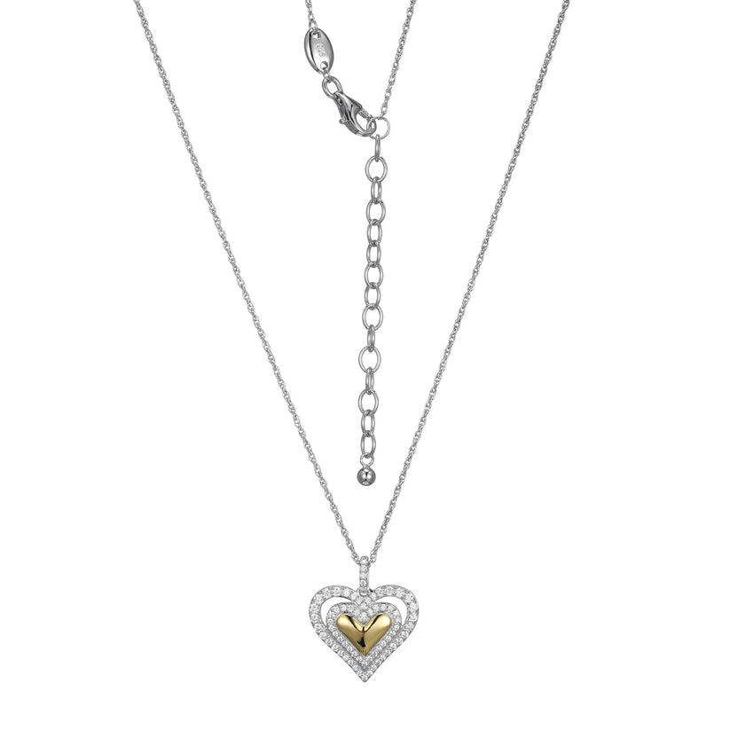 STERLING SILVER HEART NECKLACE